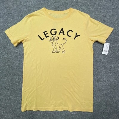 The Lion King Shirt Kids Extra Large Yellow Lightweight Tee Crew Disney Cartoon - Image 1 of 4