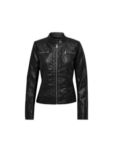 Giacca in ecopelle ONLY da donna, codice 15081400, colore nero. - Bild 1 von 4
