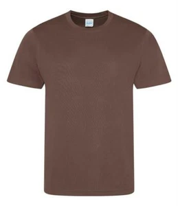 AWDis Cool T-Shirt - Mens 100% Polyester Plain Tee - Wicking Quick Dry - JC001 - Picture 1 of 65