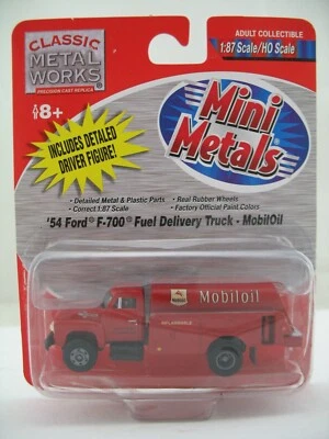 Mini Metals HO Model 30231: 1954 Ford F700 Fuel Delivery Truck, Mobiloil - Image 1 of 4