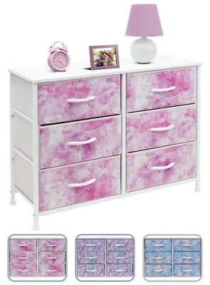 Sorbus Dresser w/ 6 Drawers - Storage Organizer for Kids Bedroom (24"H x 31"L)