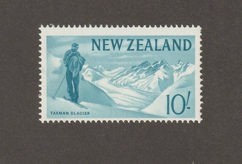 EDSROOM-14335 New Zealand 351 MNH 1960-68 High Value Tasman Glacier CV$14 Cover