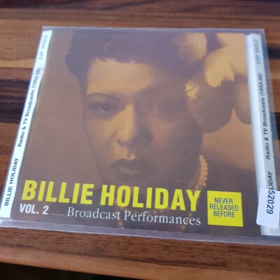 BILLIE HOLIDAY: Radio & TV Broadcasts Vol. 2  GER  > VG+/EX(CD) - Bild 1 von 3