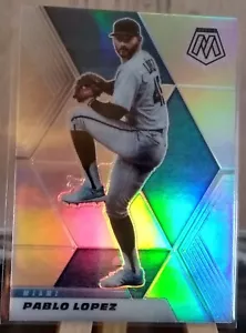 2021 Panini Mosaic Baseball #199 Pablo Lopez silver prizm - Picture 1 of 2