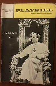 ALEC McCOWEN Stars Bway HIT "HADRIAN VII" by Peter Luke OPENING NIGHT PLAYBILL - Picture 1 of 6