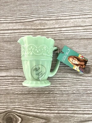 The Pioneer Woman Timeless Beauty Jade Color Creamer- Pitcher Vintage Style New - Image 1 of 4