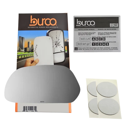 2619 Driver Mirror Glass No Rear Mount Fits 1994-1998 Mitsubishi Galant - Image 1 of 4