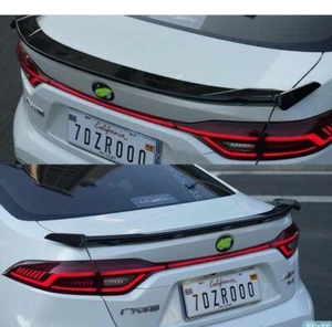 For TOYOTA Corolla 2020-2025 Black US style Rear Trunk Spoiler Boot Lip Wing 1pc - Picture 1 of 10