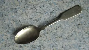 Coin Nickel Spoon 5 7/8" long 1870's ? Rogers co. - Picture 1 of 8