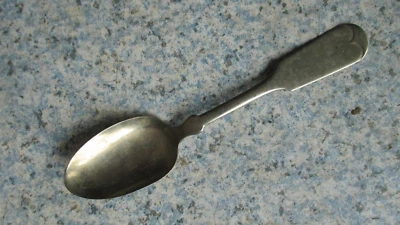 Coin Nickel Spoon 5 7/8" long  1870's ? Rogers co. - Image 1 of 4