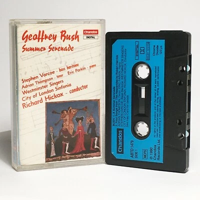 Geoffrey Bush - Summer Serenade - Hickox - Mint 1990 Cassette Chandos ABTD 1479 - Image 1 of 4