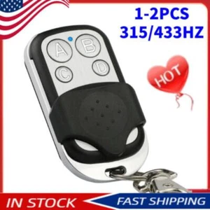 Universal Electric Cloning Remote Control Key Fob 433/315 For Gate Garage Door - Picture 1 of 12