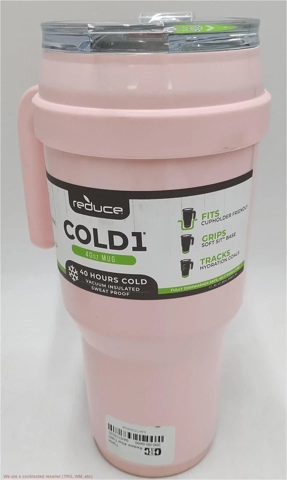 Reduce 40oz Cold1 Vacuum Insulated Stainless Steel Straw Tumbler