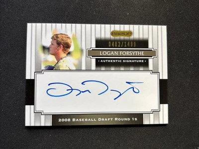 LOGAN FORSYTHE - 2008 Razor Signature Series MLB - Rookie Autograph #d 482/1499 - Image 1 of 2