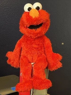 Juguete de peluche Hasbro Tickle Me Elmo Sesame Street 2021 14" Red Laughs Works español Foto 1 de 3
