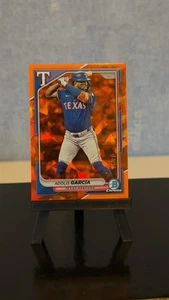 2024 Bowman Chrome Sapphire Edition - Adolis Garcia #66 Orange Refractor /25 - Bild 1 von 3