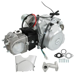 110cc 4 Stroke Transmission Engine Motor Electric Start Auto For ATV GO Kart New - Foto 1 di 21