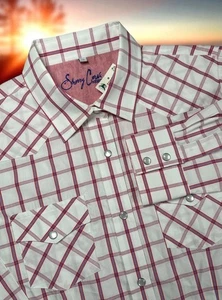 Sherry Cervi Resistol Western Plaid Pearl Snap Shirt Womens XL NEW Cowgirl Rodeo - Picture 1 of 12