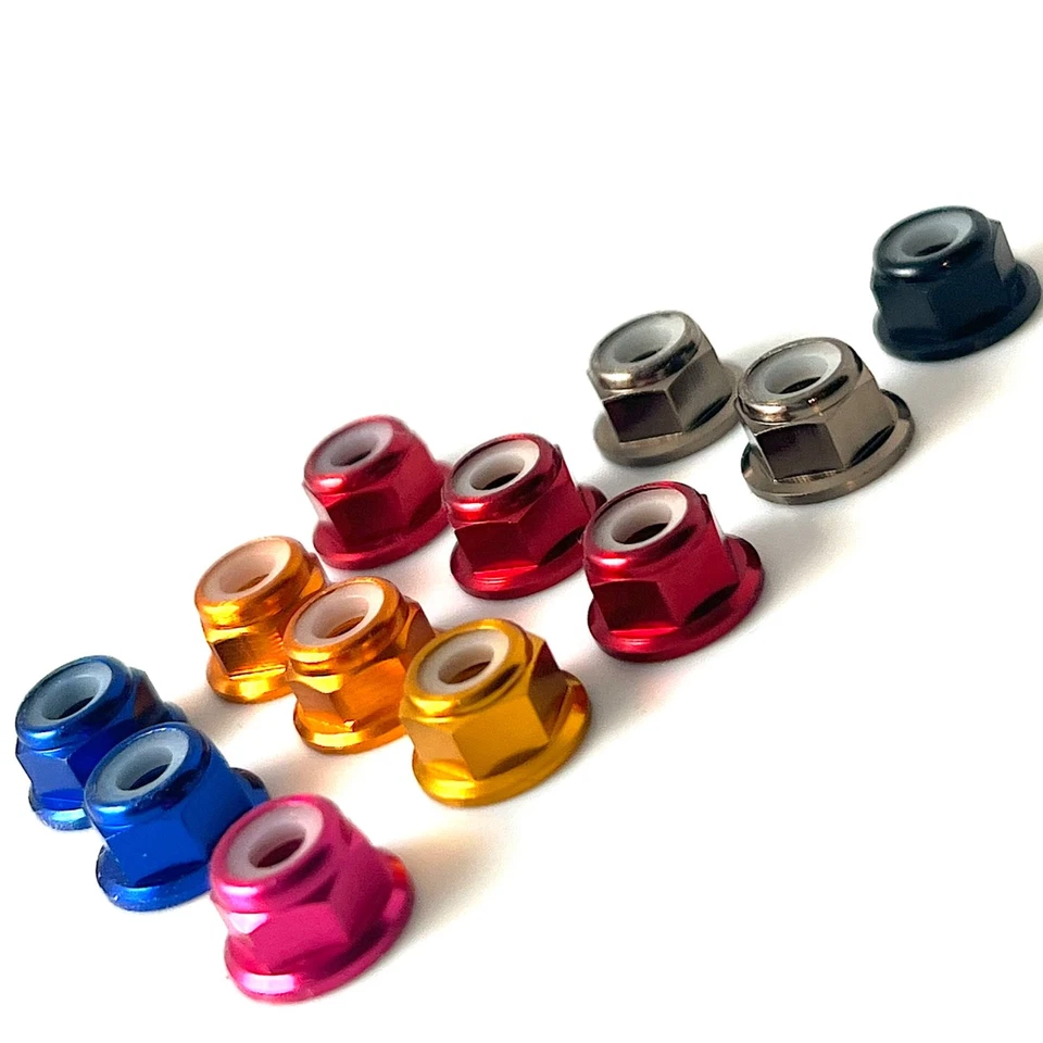 RC 4mm AXLE NUT TAMIYA TXT-1 CLOD BUSTER TLT-1 SCALE CRAWLER WOLF WR1 WILD - Image 1 of 3