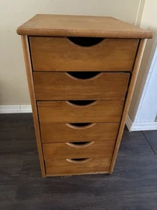 5 Drawer Solid Wood Storage Cabinet - Picture 1 of 3