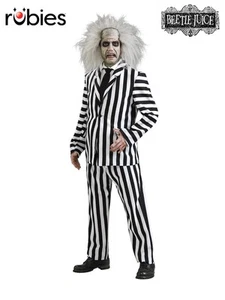 Rubies Licensed Adult Fancy Dress Costume Deluxe Beetlejuice - Picture 1 of 6