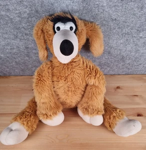Vintage Tomfoolery Plush Brown Dog  Hairy Eyebrows 60CM - Bild 1 von 10