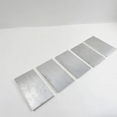 .375" thick  3/8  Aluminum 6061 PLATE  4" x 10" Long QTY 5  sku 340377 - Image 1 of 3