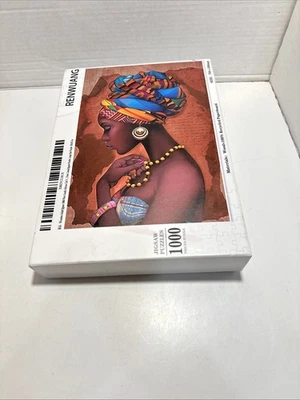 南非女性 1000 件木制拼图 - 独特多彩带海报 — 第 1/4 张图片