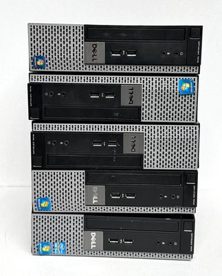 JOB LOT x 5 Dell Optiplex 7010 i5 Desktop Fast Pc 500GB HDD 8GB RAM USFF  -NO OS - Image 1 of 3