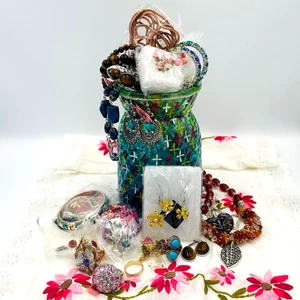 Mystery Schmuck Konvolut "Boho Vibes Unleashed" Silber High End Mode Neu mit Etikett - Bild 1 von 17