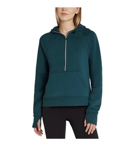 Danskin Damen Hoodie mit halbem Reißverschluss türkis Large Damen - Bild 1 von 4