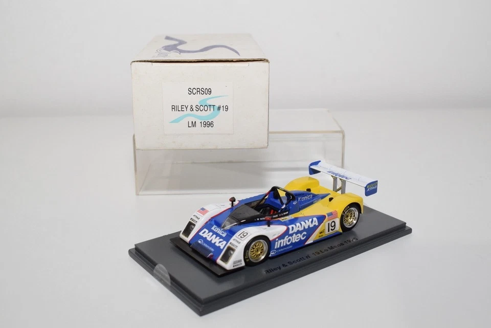 B84 1:43 SPARK SCRS09 RILEY & SCOTT #19 LE MANS LM 1996 SIN USAR, EN CAJA Foto 1 de 4