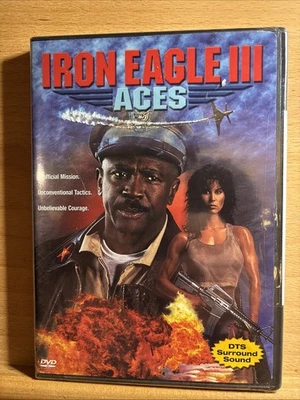 NEW Iron Eagle 3-Aces (DVD, 1992) Lou Gossett, Jr., Sonny Chiba, SEALED, OOP HTF Foto 1 de 2