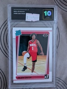 2021-22 Panini Donruss - Rated Rookie Jalen Green #209 (RC) - Picture 1 of 2