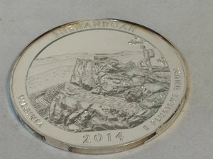 2014 America the Beautiful Shenandoah 5 oz Silver coin - Foto 1 di 7