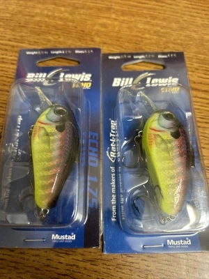 2 Bill Lewis Echo 1.75 Squarebill Crankbait  2.5” 5/8 oz. Sunrise Perch - Image 1 of 3