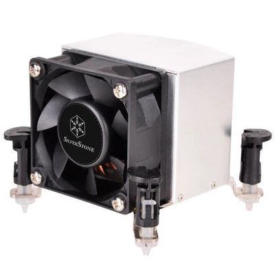 Silverstone AR09-115XP Intel LGA1150/1151/1155/1156 60mm PWM Fan 2U CPU Cooler - Image 1 of 3