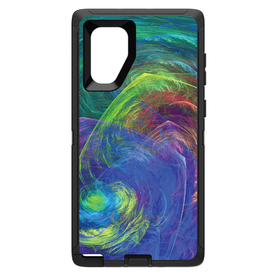 OtterBox Defender para Galaxy Note (escolha o modelo) redemoinho de luz cor abstrata - Imagem 1 de 1