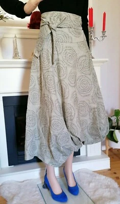 OSKA Convertible Rock Asymmetrisch Gr.1 38 Texturiert Zum BindenWickelgürtelNEU  - Bild 1 von 4