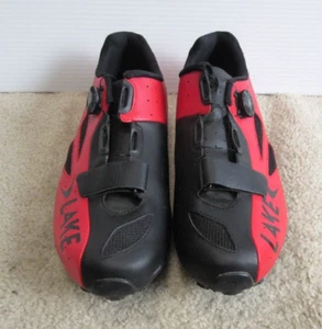 Lake MX 176 Boa Red/Black Men's Cycling Shoes Size US 13.5 - Picture 1 of 8
