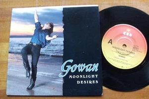 GOWAN 1987 MOONLIGHT DESIRES 45 rpm 7" MINT SINGLE VINYL PROMO RECORD - Picture 1 of 2