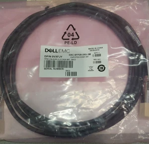 Dell Direct Attached DAC-SFP28-25G-3M 3M SFP28 to SFP28 Cable VXFJY 0VXFJY - Picture 1 of 3