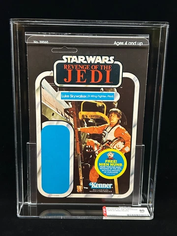 1983 Kenner Star Wars Luke Skywalker X-Wing Revenge of The Jedi Proof AFA 85 SM Cover