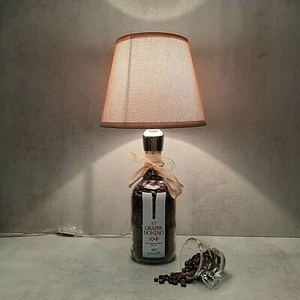 Lampada Bottiglia da Tavolo Artigianale Grappa Nonino - Idea Regalo - Foto 1 di 4