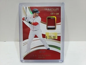 JD Martinez 2020 Panini Immaculate Collection Swatch 04/10 #100 - Picture 1 of 6