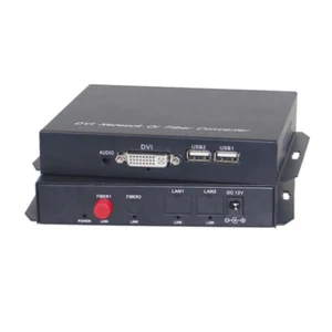 Premium DVI optical converer DVI signal over Fiber Tx/Rx Extender FC S/M 20KM - Picture 1 of 6