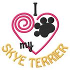 I "Heart" My Skye Terrier Ladies Fleece Jacket 1399-2 Size S - XXL