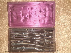 Seltener Koffer Zeichengeräte UdSSR fein kraftvolles Design. Готовальня - Bild 1 von 4