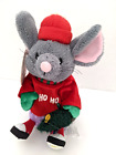 Gemmy Dancing Mouse Christmas Ho Ho Ho Animated Sings w/ Tree & Lights VIDEO