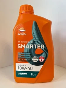 REPSOL Motorcycle OIL SMARTER 10W40 - Synthetic 4T - 1L - Picture 1 of 7